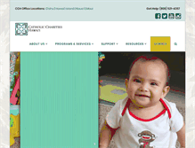 Tablet Screenshot of catholiccharitieshawaii.org